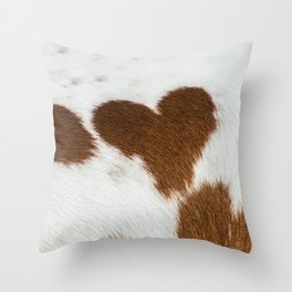 Horse Heart Throw Pillow