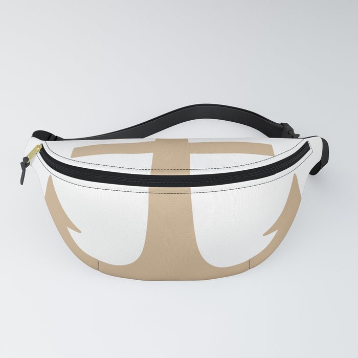 Anchor (Tan & White) Fanny Pack