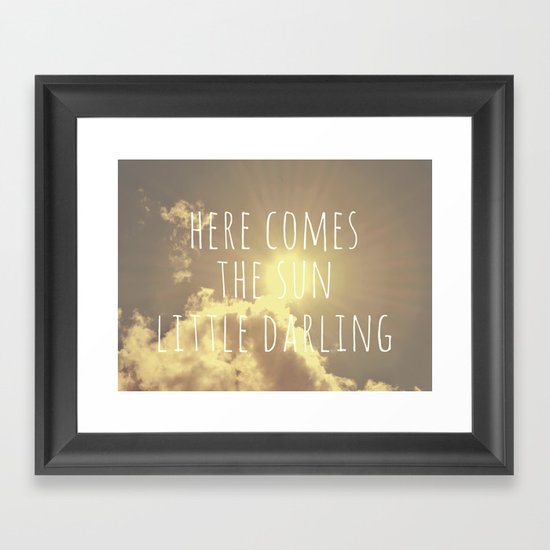 Little Darling Framed Art Print