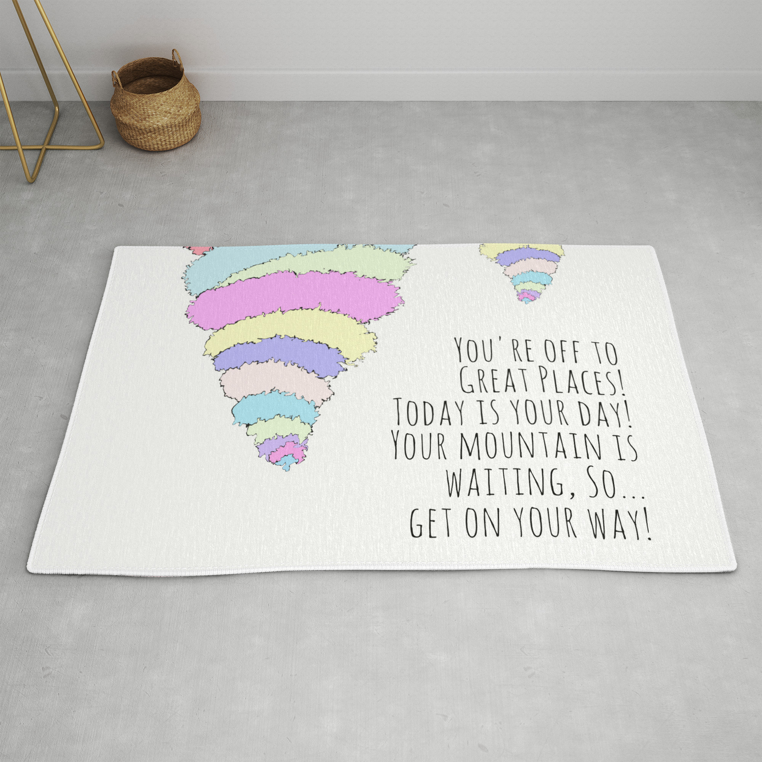 dr seuss nursery rug