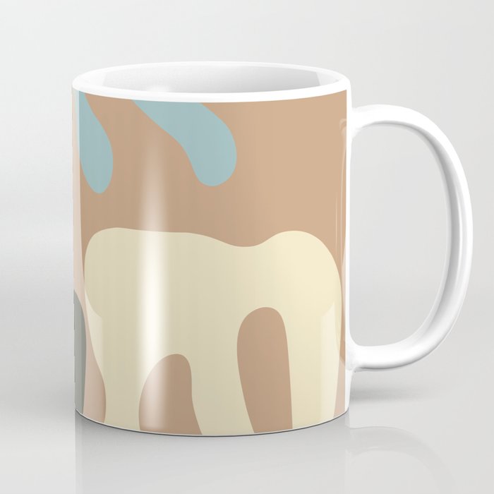 5 Abstract Shapes 211214 Minimal Art  Coffee Mug