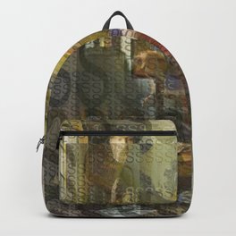 SSSHH03 Backpack | Vaneyck, Collage, Figures, Multicolour, Superimposition, Ghosts, Interior, Vintage, Modern, Vermeer 