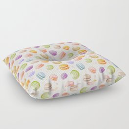 Macarons Pastel Watercolor Floor Pillow