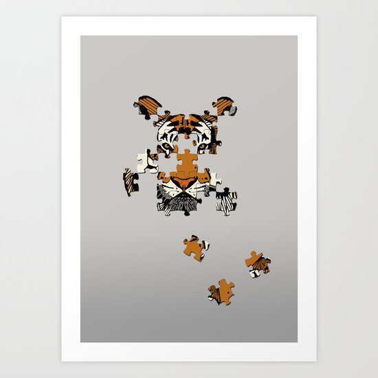 The Tiger Art Print