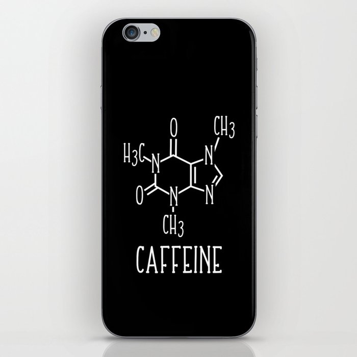 Caffeine Molecular Structure Chemistry iPhone Skin