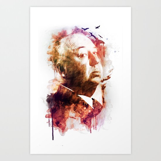 ALFRED HITCHCOCK Art Print