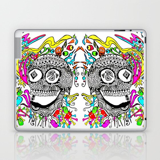 The Candy Skull Laptop & iPad Skin