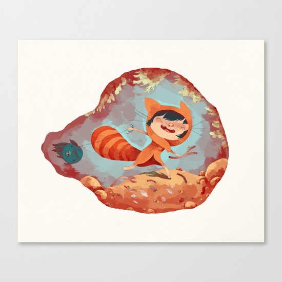 la plume Canvas Print