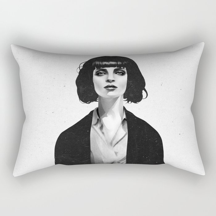 Mrs Mia Wallace Rectangular Pillow