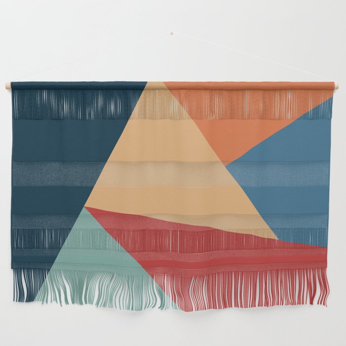 Colorful geometric shapes 5 Wall Hanging
