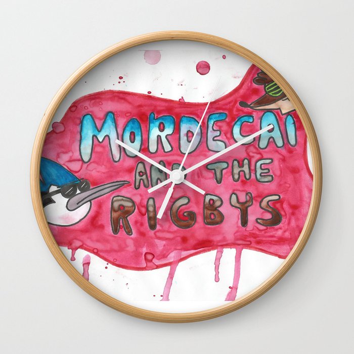 Mordecai And The Rigbys Wall Clock