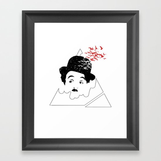 Chaplin Conspiracy Framed Art Print