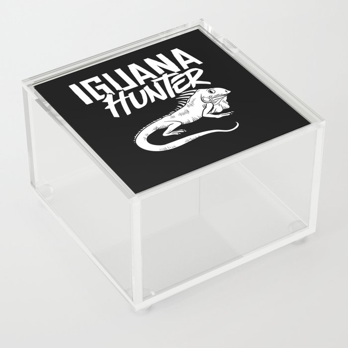 Green Iguana Lizard Cage Hunting Reptile Acrylic Box