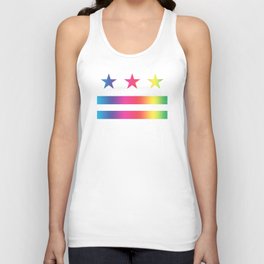 DC Rainbow Flag Pride Unisex Tank Top