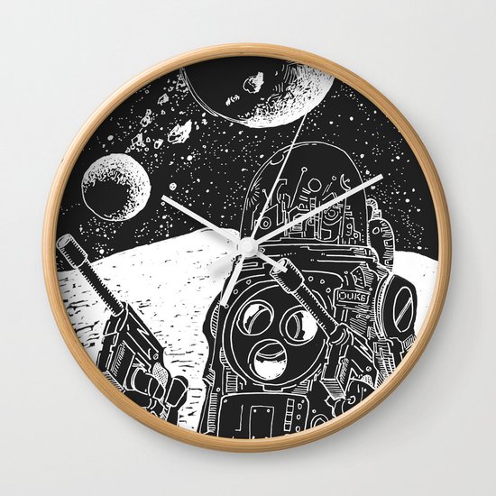 Duke of the Moon Wall Clock