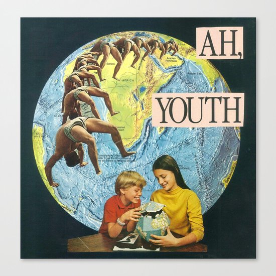 ah, youth Canvas Print