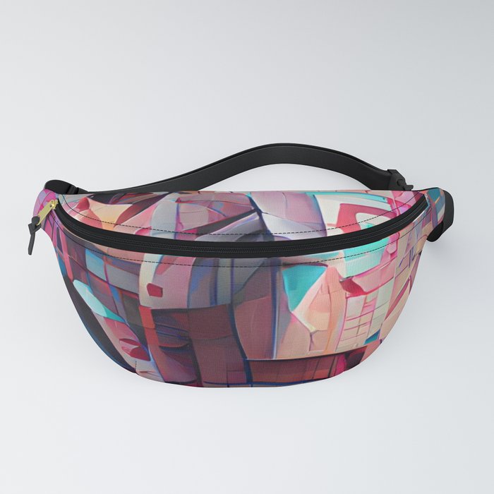 Distorted Structure Fanny Pack