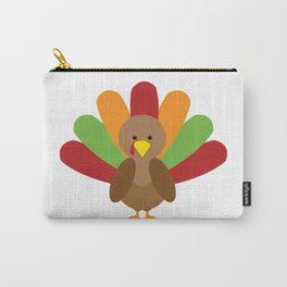 Cute Thanksgiving turkey Carry-All Pouch