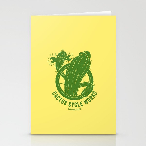 Cactus Cycle Works Stationery Cards