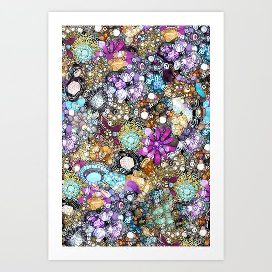 Vintage Bling Art Print
