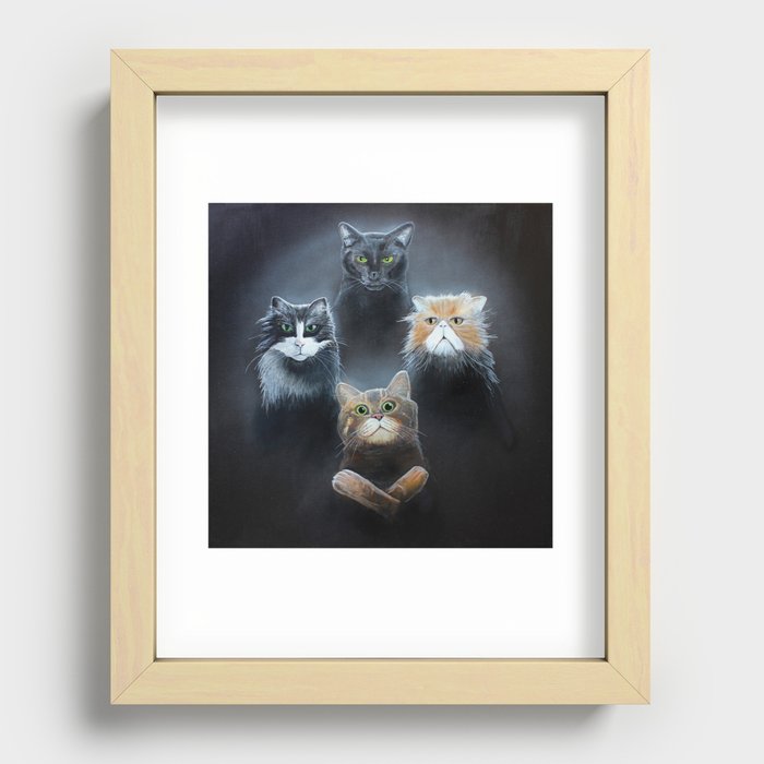 Bohemian Catsody Recessed Framed Print