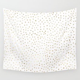 Dotted Gold Wall Tapestry