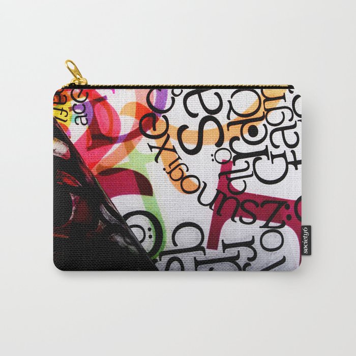 Typography art  Carry-All Pouch