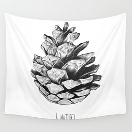 Fir cone Wall Tapestry
