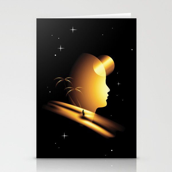 Golden Area Stationery Cards