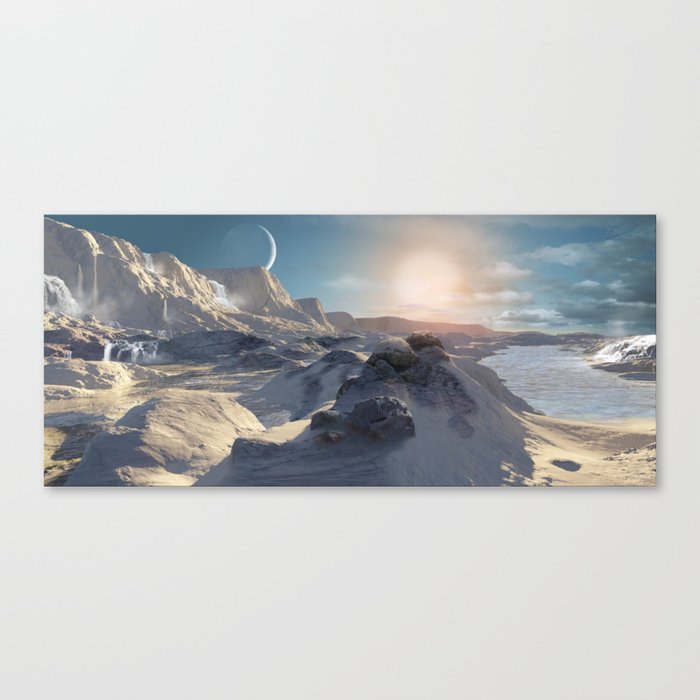 A Hypothetical Planet Orbiting Beta Hydrii Canvas Print