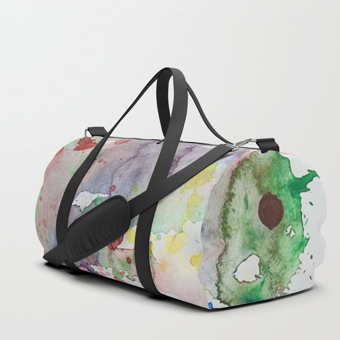 Abstract bright splashes Duffle Bag