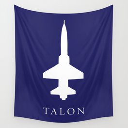 Blue T-38 Talon Wall Tapestry