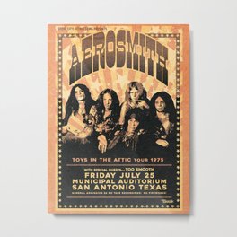Aero-smith 1975 Tour Metal Print