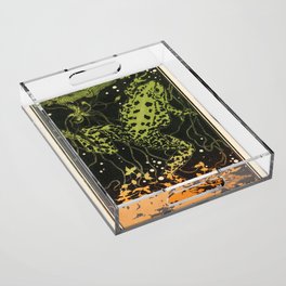 Swimming Frog Acrylic Tray