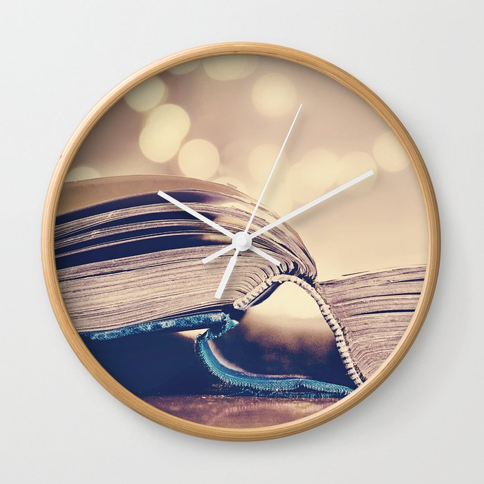 Book Love Wall Clock