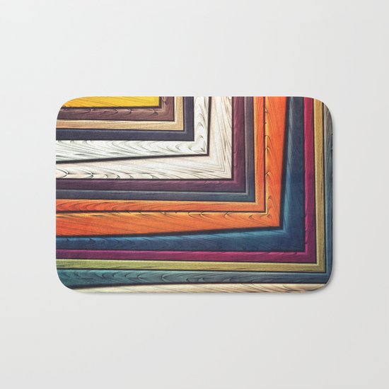 Geometric/Abstract V Bath Mat