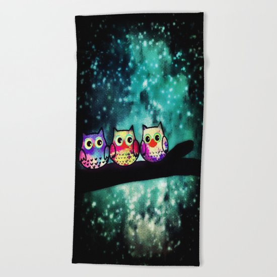 owl-253 Beach Towel