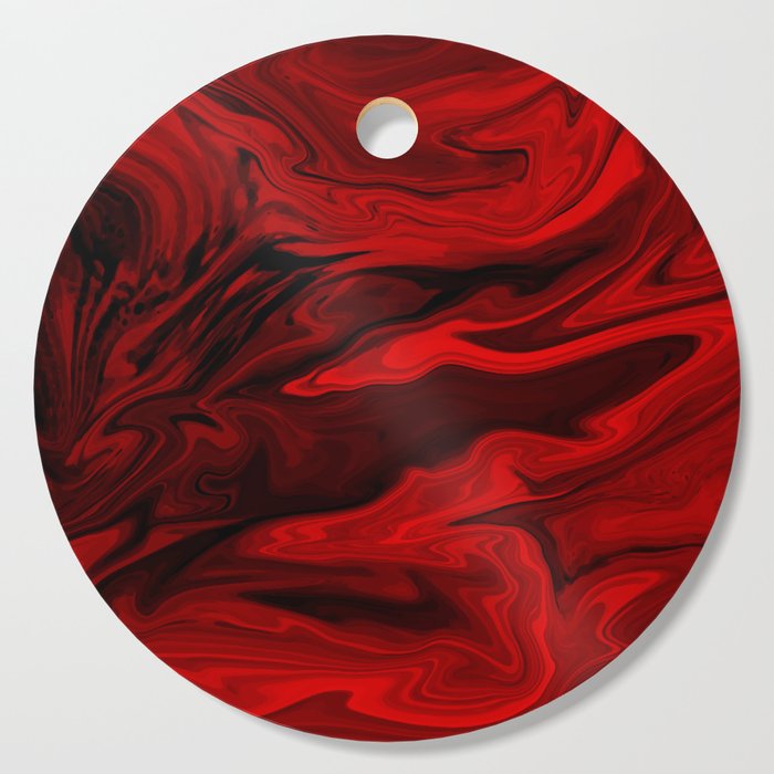 Blood Red Marble Cutting Board