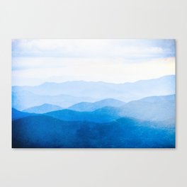 Smoky Mountain National Park Sunset Layers IV - Nature Photography Canvas Print