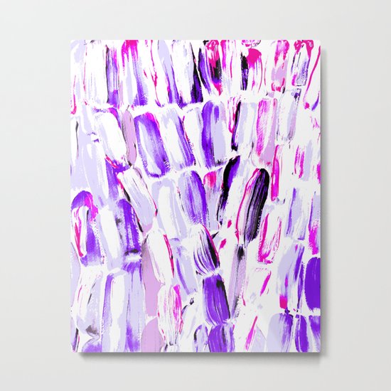 Lavender Spring Sugarcane Metal Print