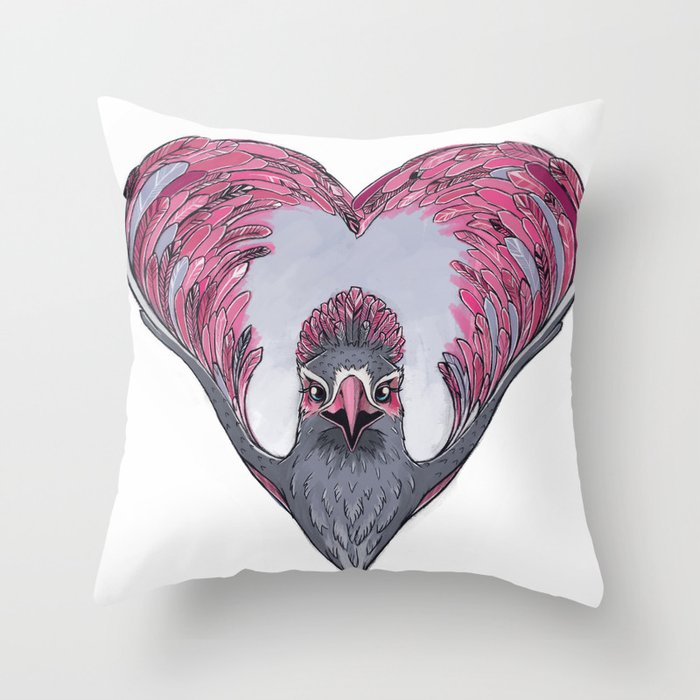 Lovebird Throw Pillow