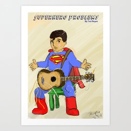 Superhero Problems No. 1 Art Print