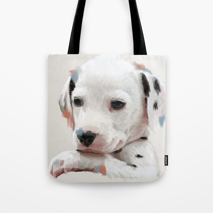 Dalmation Pup Tote Bag