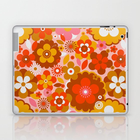 Groovy Florals – Sunshine Laptop & iPad Skin