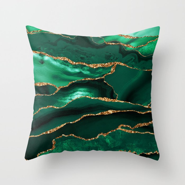 Marble With Gold inserts for throw pillows