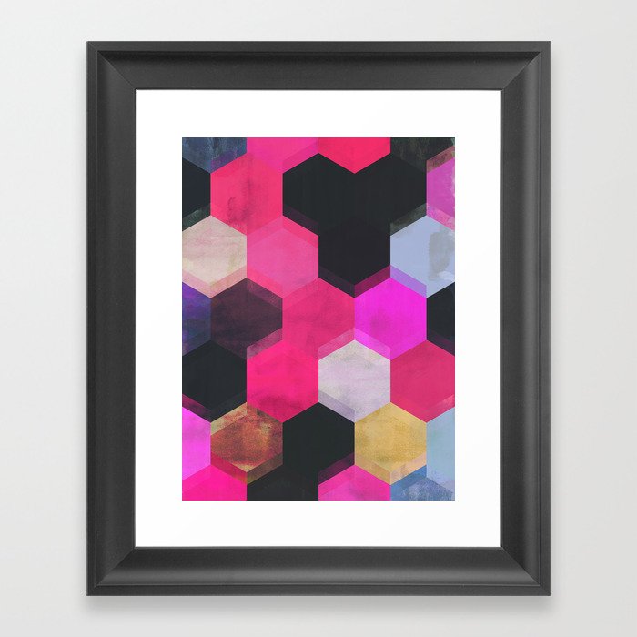 colour + pattern 13 Framed Art Print