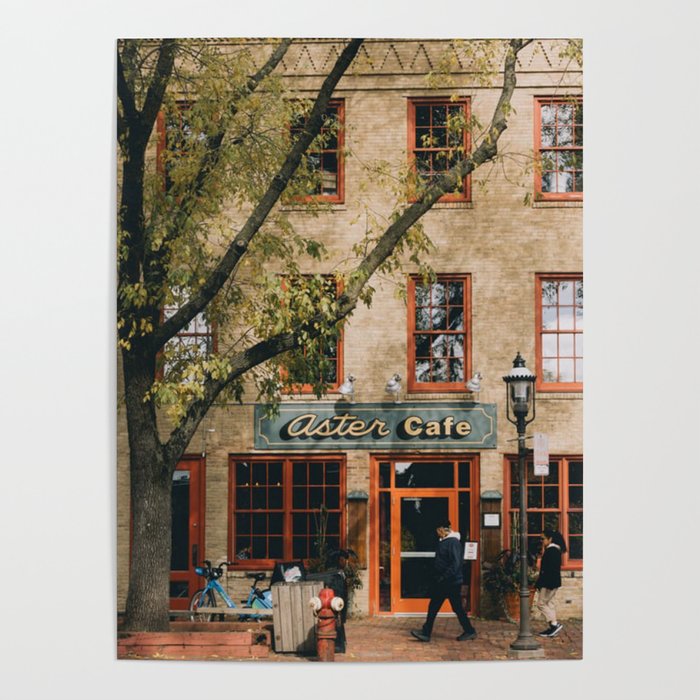 Aster Cafe Poster