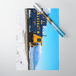 Caboose - Alaska Train, Turnagain Arm, Cook Inlet Wrapping Paper