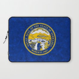 State Flag of Nebraska US Flags Banner Standard Corn Huskers  Laptop Sleeve