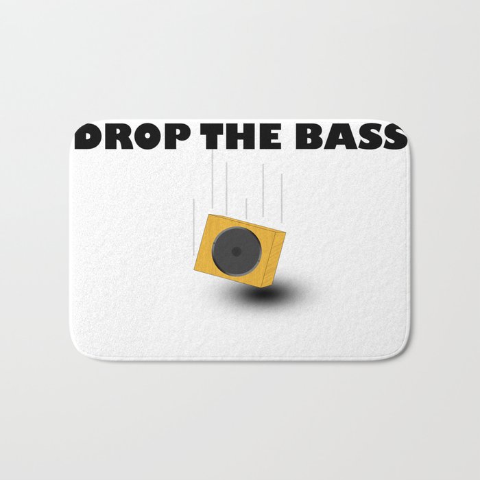 Drop The Bass Bath Mat
